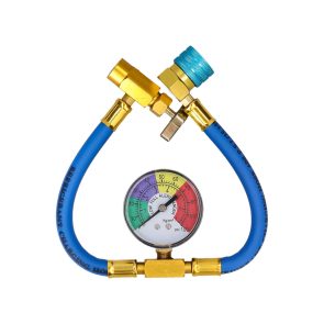 Furtun și manometru Alaska Refrigerants R1234yf (conexiune flacon 1/2 Acme)