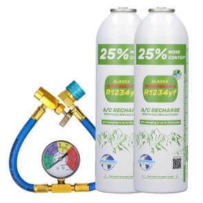Kit dublu – Agent frigorific de înlocuire Alaska Refrigerants R1234yf pentru vehicule