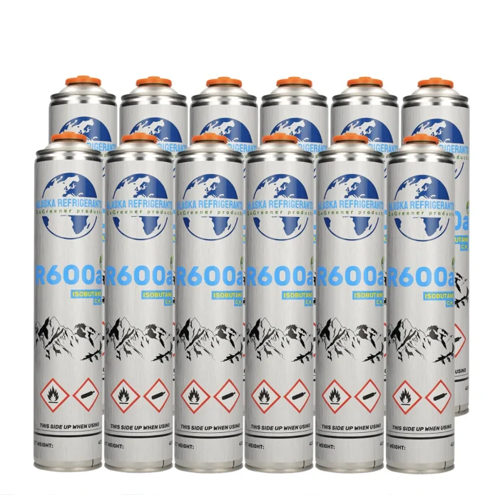 12 x Alaska Refrigerants R600a Isobutane – 420g